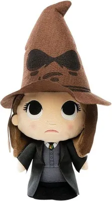 Produktbild von Harry Potter Hermine Plüschtier mit Sprechendem Hut, 15 cm