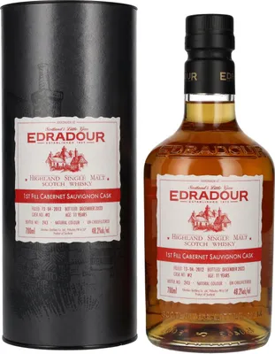 Produktbild von Edradour 11 Years Old ST. MICHAEL-EPPAN Cabernet Sauvignon Cask #2 2012 48,2% Vol. 0,7l in Geschenkbox