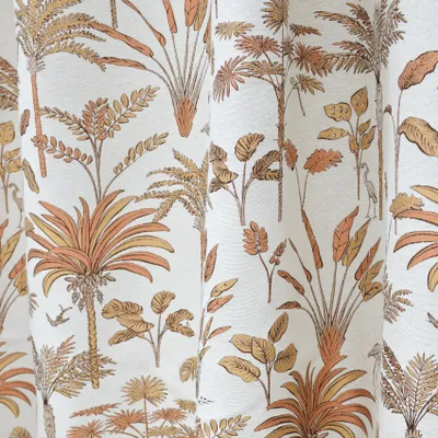 Produktbild von Jacquard-Polsterstoff mit Palmenmuster