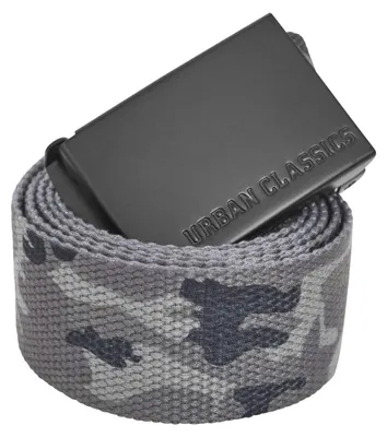 Produktbild von Urban Classics TB305 | Canvas Belts One Size - Farbe: grey camo/black - Größe: One Size
