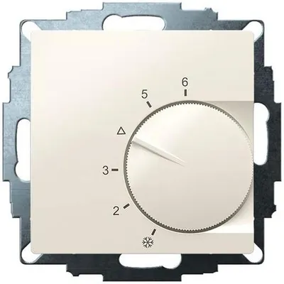 Image de Régulateur de température Eberle, plage de réglage 5-30°C, alimentation 230V AC, 1W (référence UTE1031-RAL1013-G-55)