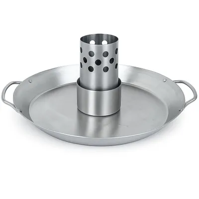 Produktbild von Gardenko Hähnchenbräter Edelstahl Ø30,5 cm – Ständer für ganzen Grill- oder Ofen-Hähnchen, stabil & spülmaschinenfest