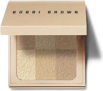 Zdjęcie produktu dla Bobbi Brown NUDE FINISH ILLUMINATING POWDER, Uniwersalne, Odcień light skin, Odcień medium skin, NUDE, Beżowy, Paleta, Puder prasowany