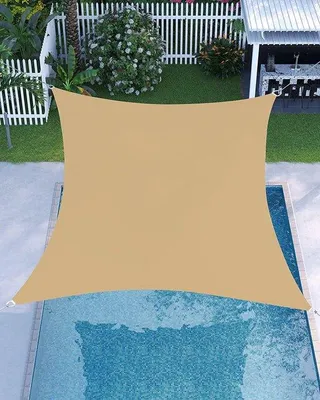 Productafbeelding van Famanu zonnescherm, rechthoekig, 3 x 4 meter - Waterdicht met UV-bescherming