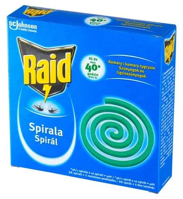 Zdjęcie produktu dla Spiralne świece zapachowe przeciw komarom do użytku zewnętrznego 10 sztuk