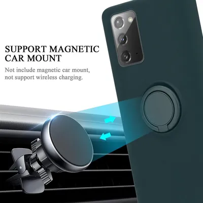 Immagine prodotto di Cadorabo custodia per Samsung Galaxy NOTE 20 cover protettiva in verde custodia per telefono cellulare TPU custodia cover