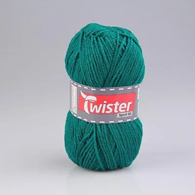 Immagine prodotto di Twister Sport 400g filato per maglia e uncinetto 78 verde