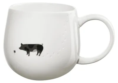 Zdjęcie produktu dla ASA Henkelbecher, Pig MAGU D. 10,2 cm, H. 9,5 cm, 0,4 l.