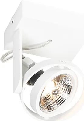 Zdjęcie produktu dla QAZQA - Nowoczesny Nowoczesny reflektor sufitowy I Reflektor punktowy I Reflektor sufitowy I Reflektor I Lampa I Oprawa oświetleniowa biała, obrotowa i uchylna GU10 70 mm - Master I Salon I Sypialnia - Aluminiowa okrągła - LED g