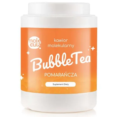 Produktbild von Popping Boba I Molekularer Kaviar Bubble Tea, Bubbles, Bubble tea Perlen 2kg I Orange