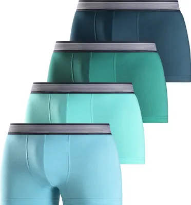 Produktbild von H.I.S. Boxer Boxershorts für Herren 4 -teilig hellblau/türkis/mint/petrol Größe M