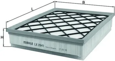 Produktbild von MAHLE LX 2641 Luftfilter für BMW X5 (E70)