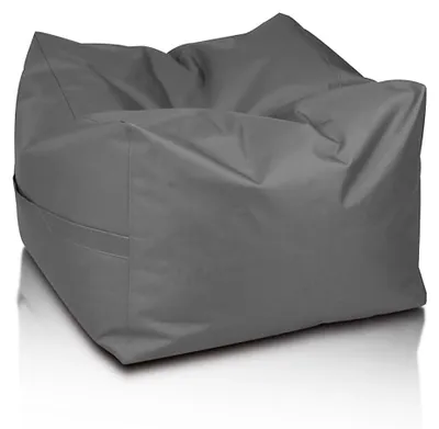 Produktbild von Ecopuf Sitzsack für den Außenbereich, aus Polyester, Wasserdicht, Grau Nc16