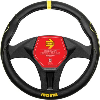 Obrázek produktu pro Potah volantu MOMO MOMLSWC014BYS žlutý černý Ø 36 cm