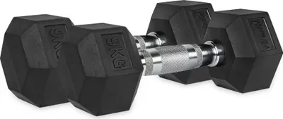 Produktbild von VirtuFit Hexa Kurzhantel Pro Set 2 x 9 kg