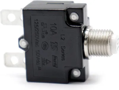 Obrázek produktu pro AC 125/250 V 10 A resetovací tepelný spínač, jistič proti přetížení, ochrana proti přetížení