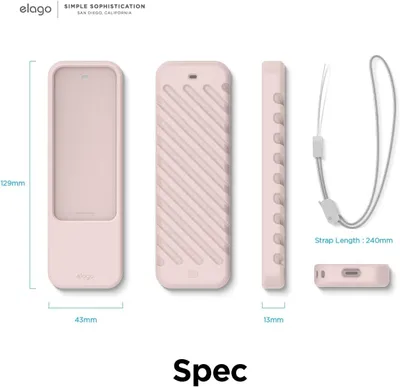 Obrázok produktu pre Elago Ochranné puzdro R3 pre Apple TV Remote (1. generácia), pieskovo ružové