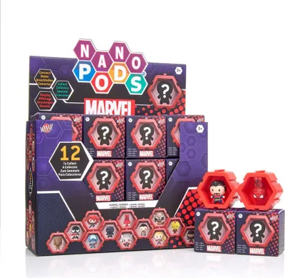Produktbild von Wow! Stuff Marvel Minifiguren NANO Wow! PODs in CDU Sortiment (24) 5 cm