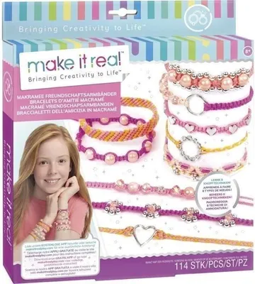 Produktbild von Machen Sie es real - Freundschaftsarmbänder - Herstellung von Kinderschmuck - 8 Jahre alt - Lansay