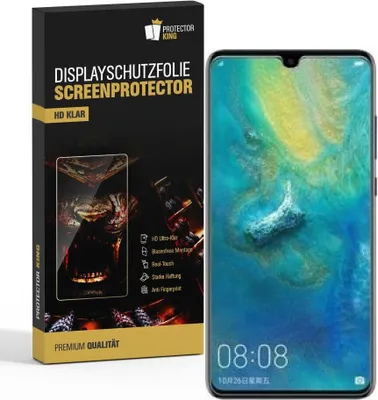 Produktbild von 2x Displayschutzfolie für Huawei Mate 20X Displayfolie Schutzfolie HD ULTRA KLAR