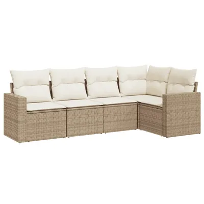Obrázok produktu pre VidaXL 3251265, Krém, Ratan, Oceľ, 110 kg, dospelí a deti, 655 mm, 620 mm