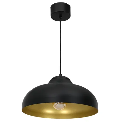 Produktbild von LUMINEX lampe Beleuchtung  Hängelampe  Basca schwarze/golden 1