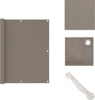 Produktbild von vidaXL Balkon-Sichtschutz Taupe 120x300 cm Oxford-Gewebe -  Sonnenschirme & Sonnenschutze