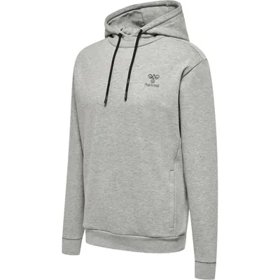 Produktbild von hummel hmlOFFGRID HOODIE - GREY MELANGE/FORGED IRON - L