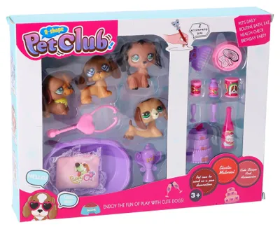 Produktbild von KiddyGo Hunde Spielset - Pflegeset mit Zubehör für Kinder