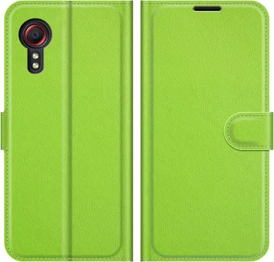 Produktbild von Samsung Galaxy Xcover 5 Hülle - Coverup Klapphülle - Grün