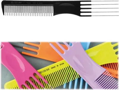 Immagine prodotto di Pettine Eurostil con punte di ferro, colore 19, 5 cm, 1 pezzo