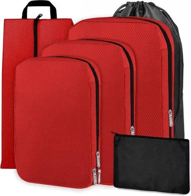Produktbild von Famanu Kofferorganizerset 6-teilig - Kompressionsverpackungswürfel