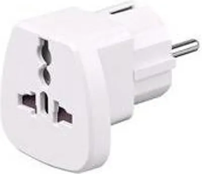 Immagine prodotto di Microconnect PETRAVEL adattatore spina elettrica universale bianco - Adattatore spina (universale, bianco, spina/presa)