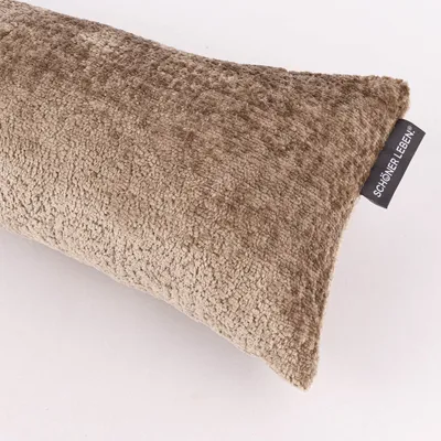 Produktbild von SCHÖNER LEBEN. Zugluftstopper Soft Teddy Deluxe beige div. Größen von SCHÖNER LEBEN. Auswahl 120cm Länge