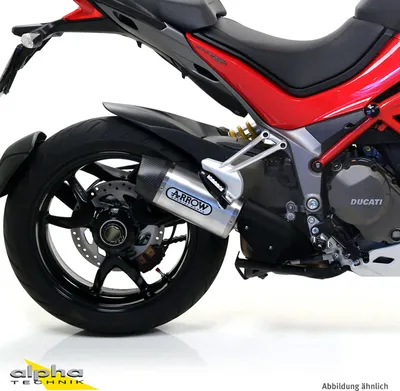 Produktbild von ARROW Auspuff INDY RACE Aluminium für Ducati Multistrada 1200 / 1260 2015-