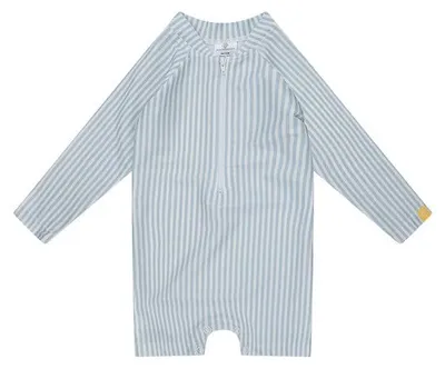 Produktbild von Swim Essentials UV-Badeanzug für Jungen – Blau/Weiß – Blaue Streifen - 98/104