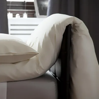 Image de Housse de couette Belledorm Premium 500 fils BM288 (Kingsize) (Ivoire)