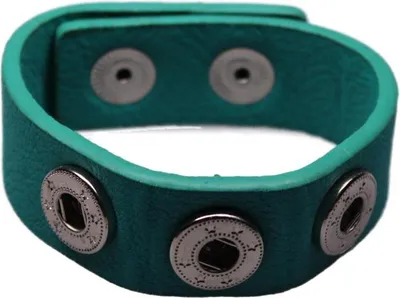 Obrázek produktu pro Knoflíkový náramek tyrkysový