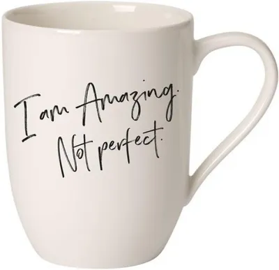 Produktbild von Villeroy & Boch Statement Becher mit Henkel "I´m amazing. Not perfect." 280ml
