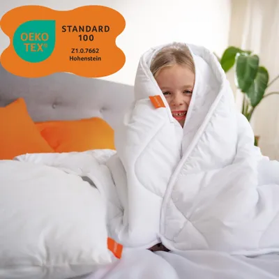 Produktbild von Kinderbetten-Set mit Sommerbettdecke 100 x 135 cm und Kopfkissen 40 x 60 cm, 100% Mikrofaser, waschbar, sleepling