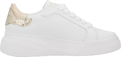 Imagen del producto de Zapatos de mujer Rieker, tipo cordones, deportivos, color blanco, para uso diario