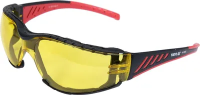 Produktbild von Yato YT-73621, Schutzbrille, Unisex, Schwarz, Gelb, Gelb, EVA (Äthylen-Vinylazetat), Polypropylen (PP), Polycarbonat