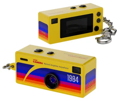 Zdjęcie produktu dla Aparat fotograficzny ZELURXX Mini dla dzieci – modny dodatek i zabawka, prezent dla uczniów, z filtrami, 32 GB, Gleb