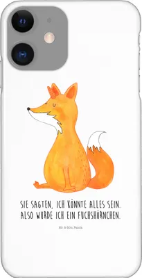 Produktbild von Mr. & Mrs. Panda Iphone 11 Handyhülle Einhorn Wunsch - Weiß - Geschenk, Handy Case, Cover, Unicorn, Pro, Fuchs, Unicorns, Einhörner, Fuchshörnchen, Füchse