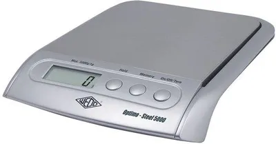 Productafbeelding van Elektronische universele weegschaal tot 5000 g met roestvrijstalen weegplaat