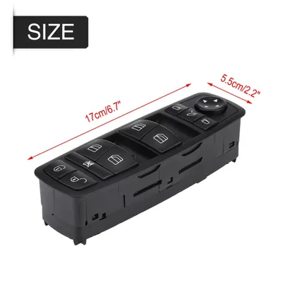 Produktbild von Przełącznik szyb Power Master, zamiennik przełącznika szyb elektrycznych, do Mercedes W169 A-Class, W245 B-Class, 1698206710
