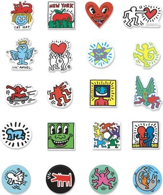 Produktbild von Vilac Holzmagnete Keith Haring