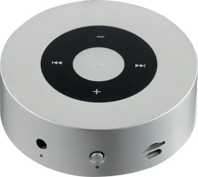 Image de KAMINIO Haut-parleur crépitant MORITZ - Boîte à sons puissante avec sons de feu de cheminée, Bluetooth, AUX, microphone, batterie - argenté