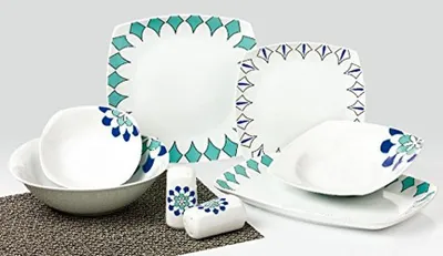 Image de Service de table en porcelaine, 28 pièces - Elmas TK-981