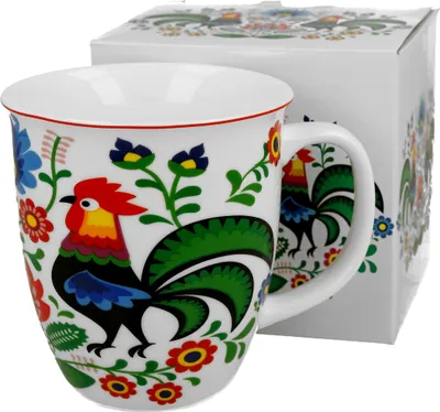Produktbild von DUO ETNO 32086 Becher 650 ml REGIONAL PATTERNS New Bone China Porzellan